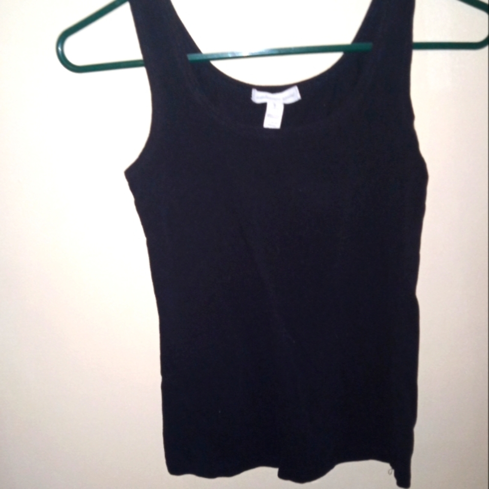 Black tank top